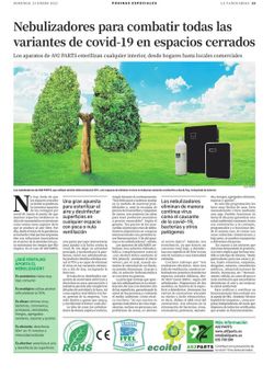 A92 Parts en La Vanguardia incidiendo en la salud ambiental