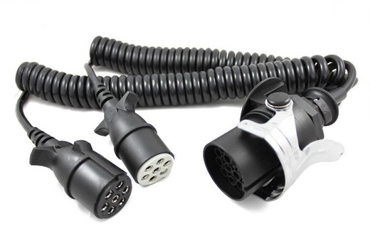 Adaptador Espiral 15/7 C/Clavija Pvc