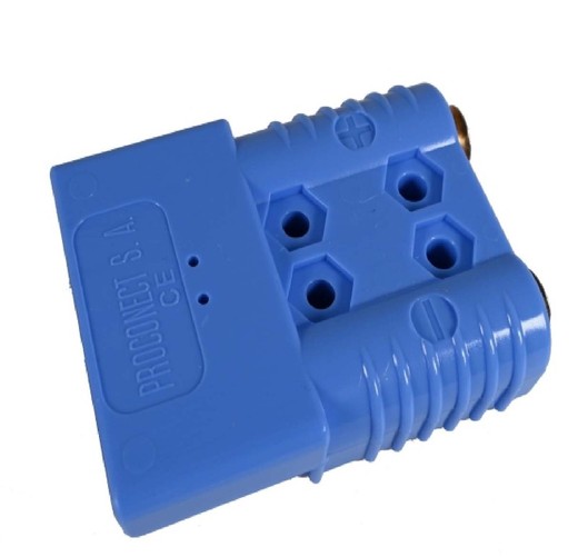 Conector 175 Cable Azul 50mm