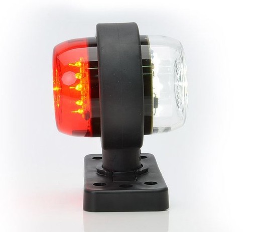 Cuerno Gálibo LED Delantero Trasero Blanco-Rojo