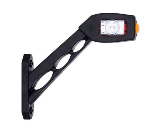 Cuerno izquierdo LED largo blanco/rojo/ámbar LD518I - Horpol