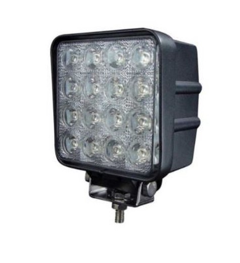 Faro Trabajo 16 LEDs Cuadrado 9-90v