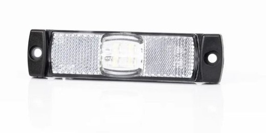 Luz De Gálibo LED Ámbar Con Soporte Angular Y Conector Rápido