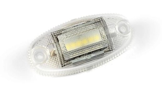 Luz De Gálibo LED Blanco Con Dos Agujeros Para Tornillos