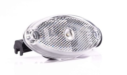 Luz De Gálibo LED Blanco Con Reflector Y Conector Qs150