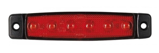 Luz De Posición LED Roja 12v