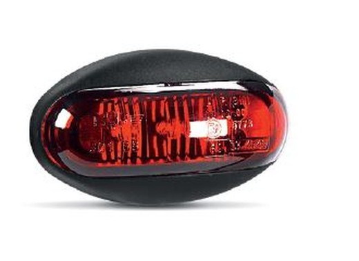 Piloto Posición Led Rojo 12/24v Con Cable De 0,5m