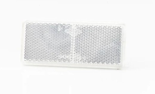 Reflex Rectangular Adhesivo Blanco 90x40mm