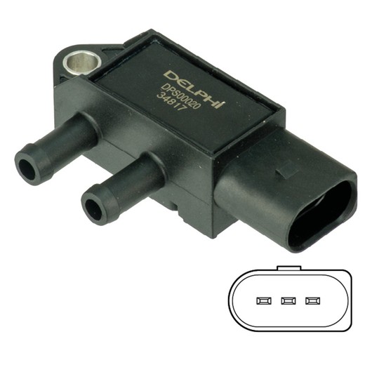 Sensor DPF DPS00020 - Delphi