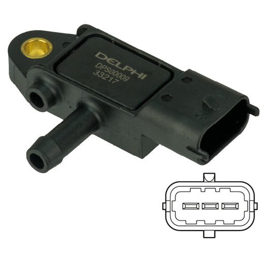 Sensor DPF DPS00009 - Delphi