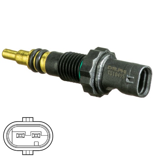 Sensor de temperatura refrigerante TS10495 - Delphi