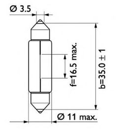 Lámpara Philips Plaf Sv8,5 24v 5w 8 - Pack De 10 Unidades
