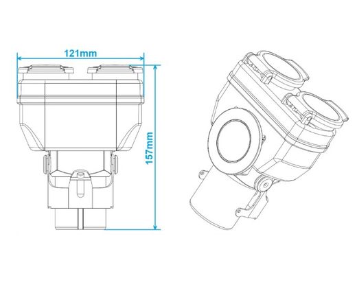 Adaptador 15/7 Tipo Corto