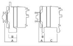 Alternador 14v/150a Dp 77