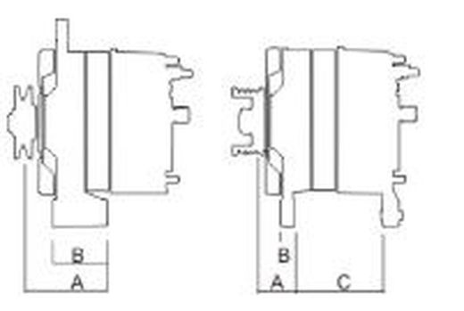 Alternador 14v/70a Dp 83