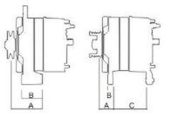Alternador 14v/80a Dp 72
