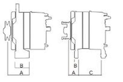 Alternador 14v/80a Dp 72