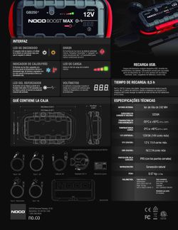 Démarreur lithium max 12V 5250a