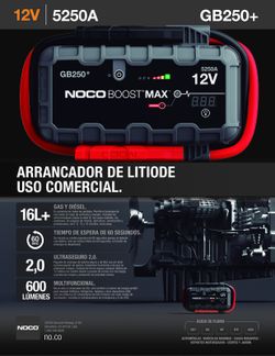 Démarreur lithium max 12V 5250a