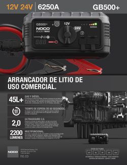 Lithium-Starter, max. 12 V/24 V, 6250 A