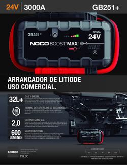Démarreur lithium max 24V 3000a