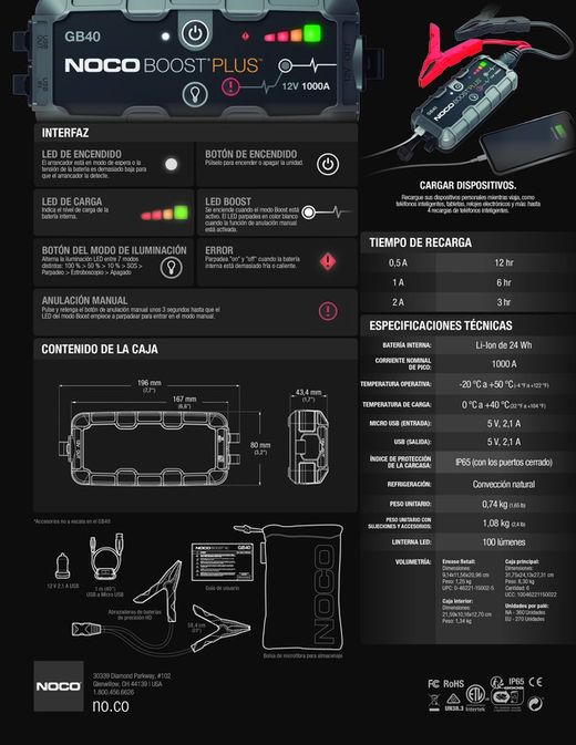 Batterie lithium plus démarreur 12V 1000a