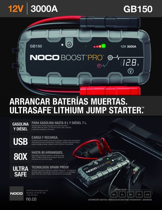 PRO 12V 3000A Lithium-Starter