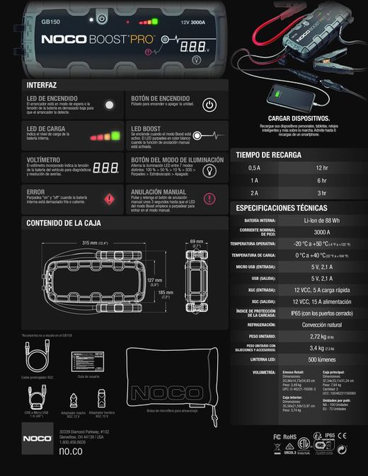 PRO 12V 3000A Lithium-Starter