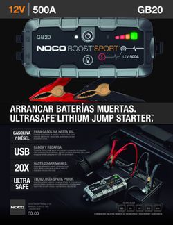 12V 500A Lithium-Sport-Starthilfe