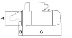 Démarreur 12v/4.2kw 9d