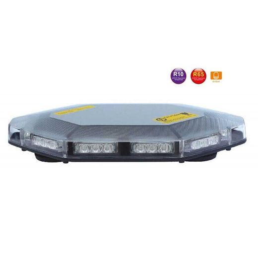Barre d'avertissement LED ambre 420x276x8 r65 47-1006