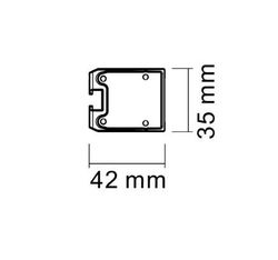 Barra Advertencia LED Ámbar 916x35 R65 R10