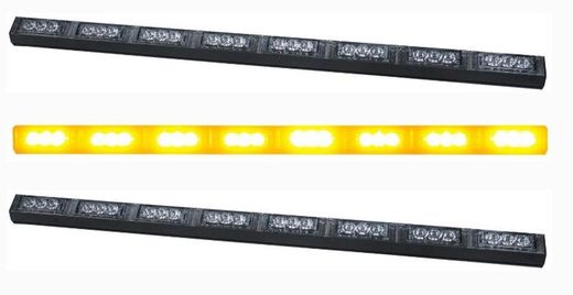 Barra Avisadora Trafico Ambar 12/24 96cm.