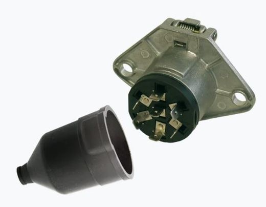 Base 7p/24v  - Metal Terminales - P