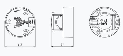 Sockel 3p/6-24V (16A) Schraubklemme