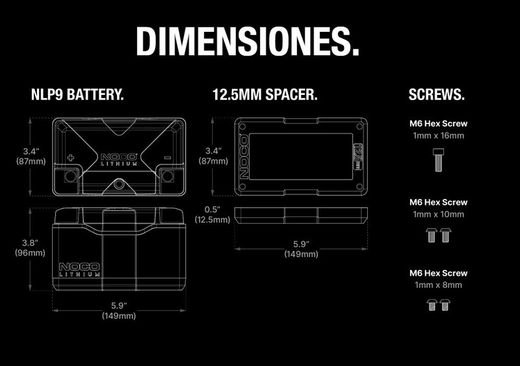 Batería De Litio NOCO Para Deportes De Motor De 12v Y 400a