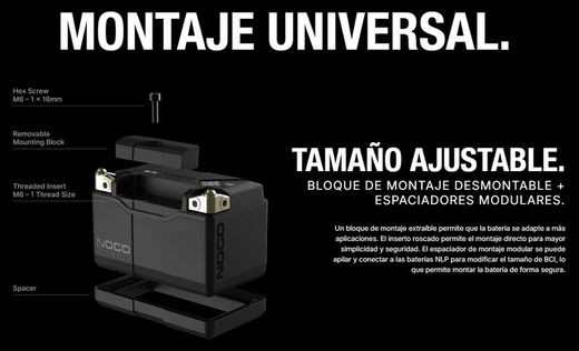 Batería De Litio NOCO Para Deportes De Motor De 12v Y 400a