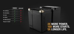 Batterie lithium NOCO 12 V 700 A pour véhicules de sport