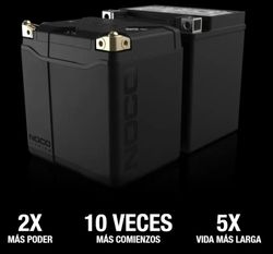 Batterie lithium NOCO 12 V 700 A pour véhicules de sport
