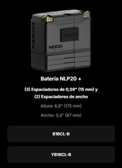 NOCO 12V 600A Lithium-Batterie für den Motorsport