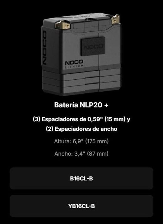 NOCO 12V 600A Lithium-Batterie für den Motorsport