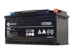 Batería de Litio LiFePO4 Eleksol 12,8V 150Ah Bluetooth y BMS V2