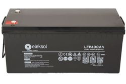 Batería de Litio LiFePO4 Eleksol 12,8V 400Ah Bluetooth y BMS V2