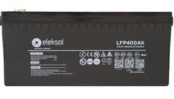 Batería de Litio LiFePO4 Eleksol 12,8V 400Ah Bluetooth y BMS V2
