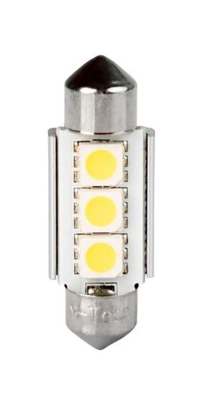 Blisterpackung mit 2 LED-Lampen C5w 36mm Canbus 3xsmd5050 LED 12v.
