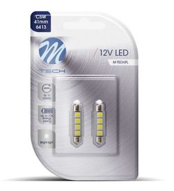 Blister 2 Lámparas LED C5w 41mm Can Bus 12v