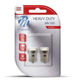 Blisterverpackung mit 2 x LED Ba15s 24V