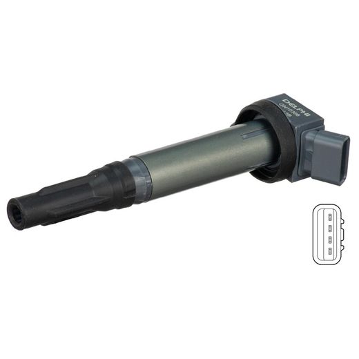 Bobina de ignição GN10366-12B1 - Delphi