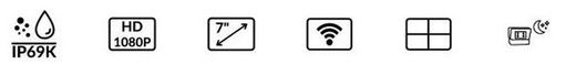 Caméra arrière avec Wifi