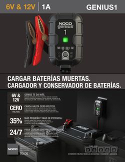 6V/12V 1 Ampere Batterieladegerät